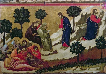 Maesta: Agony in the Garden of Getsemane, 1308-11
